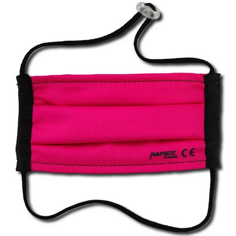 N-Mask - dětská gumičky za hlavu s brzdičkou - růžová UNI