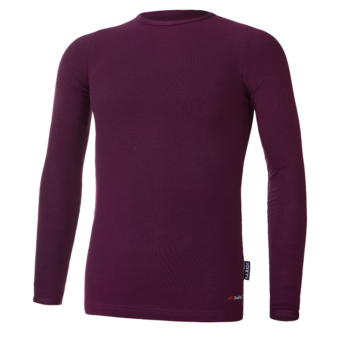 Tričko smyk DR Outlast® - švestková 134