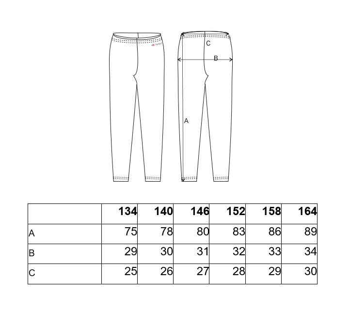Legíny smyk Outlast® - tm.smaragd 140