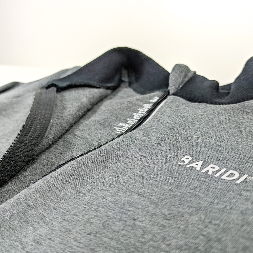 Mikina REFLEX smyk rozepínací Outlast® - tm.šedý melír 146