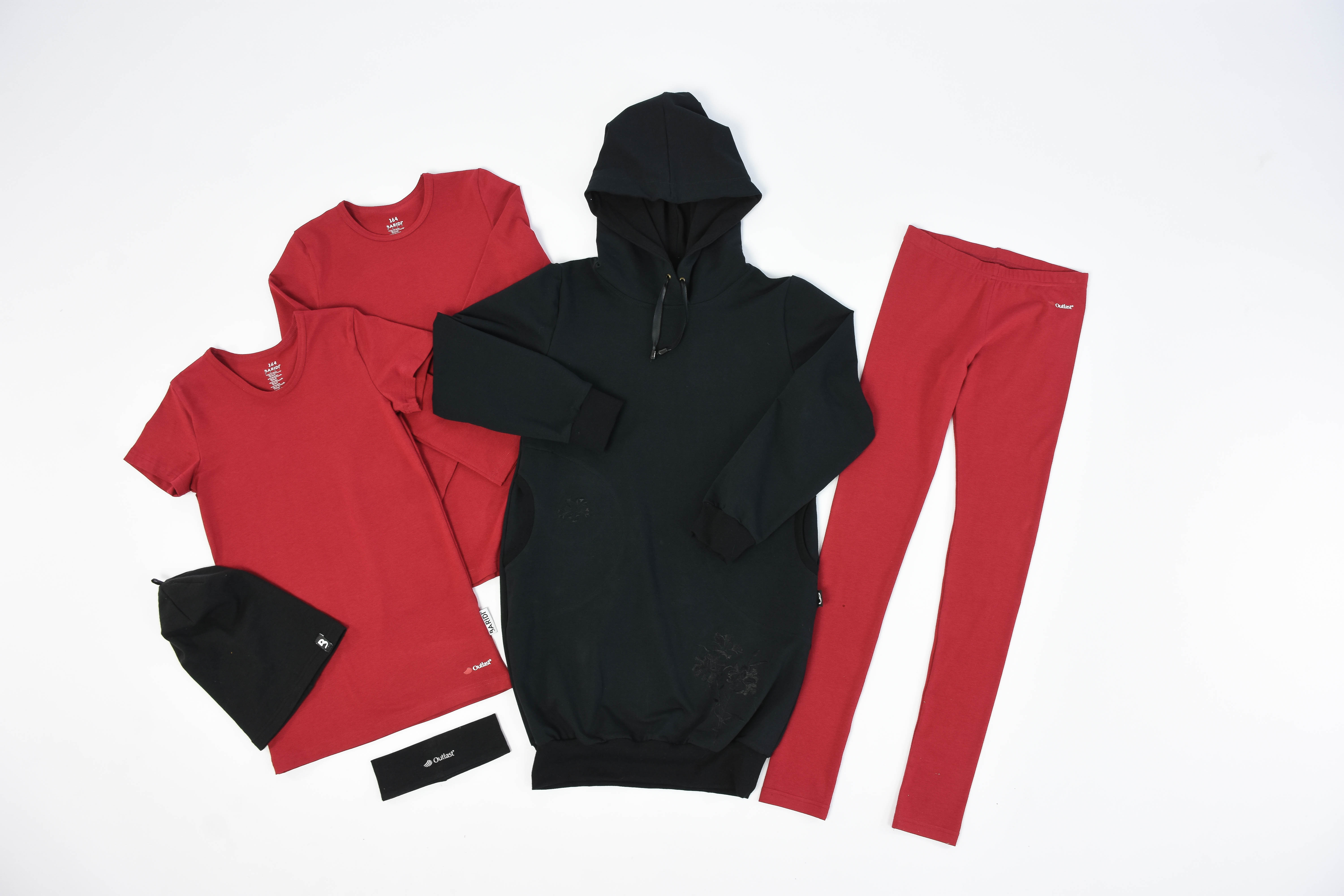 Tričko KR tenké Outlast® - scarlet 146