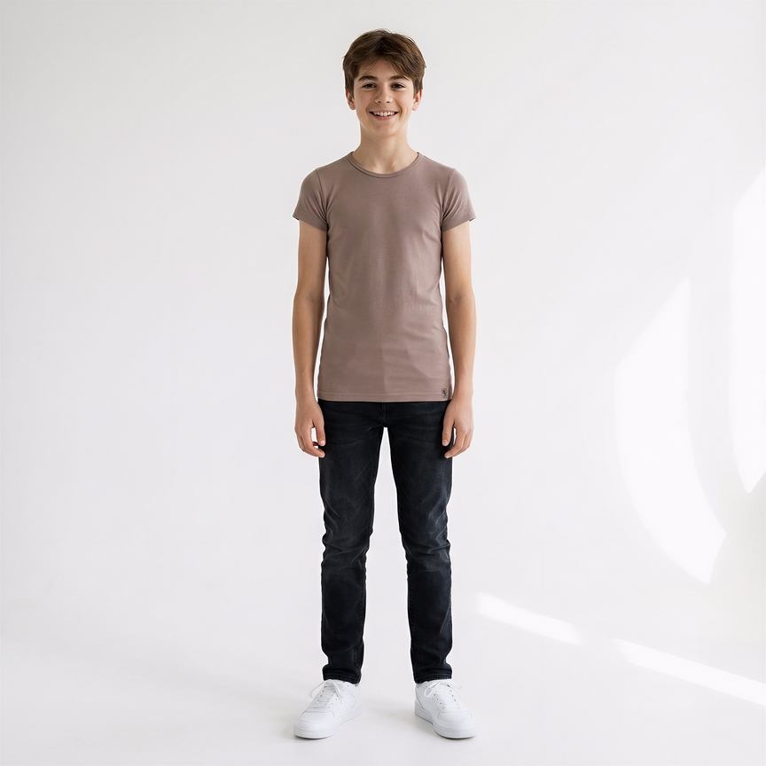 Tričko KR tenké Outlast® - oříšková 140