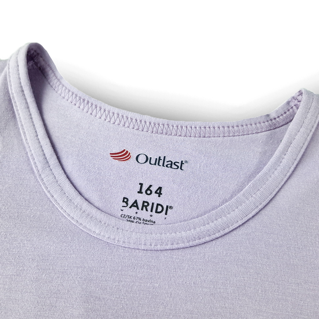 Tričko KR tenké Outlast® - sv.fialová 134