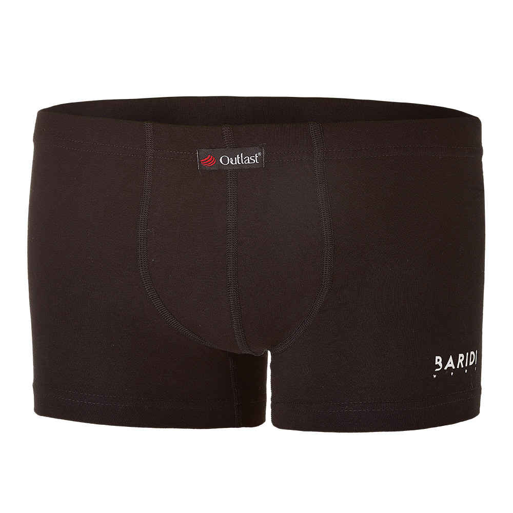 Boxerky tenké plochý šev Outlast® - černá 134