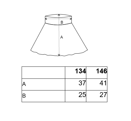 Sukně kolová - tm.růžová 134