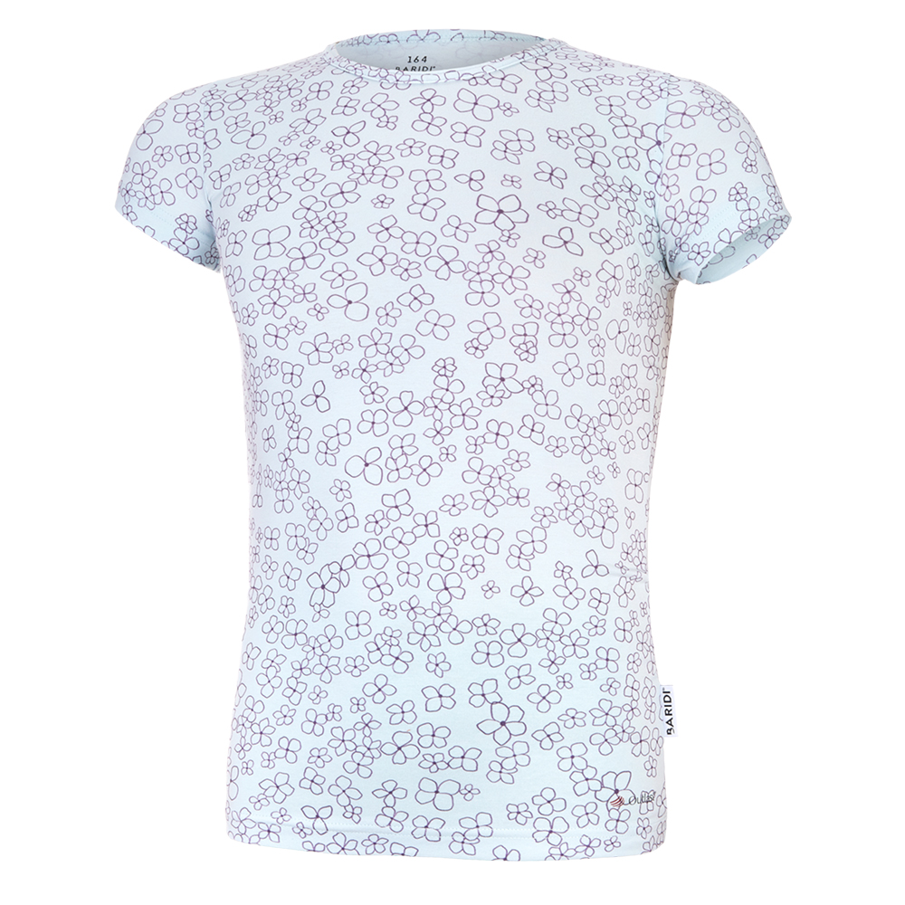 Souprava dívčí tenká Outlast® - sv.mentolová kytičky/švestková 134