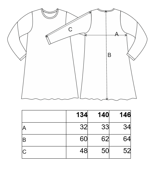 Tunika smyk DR Outlast® - černá 134