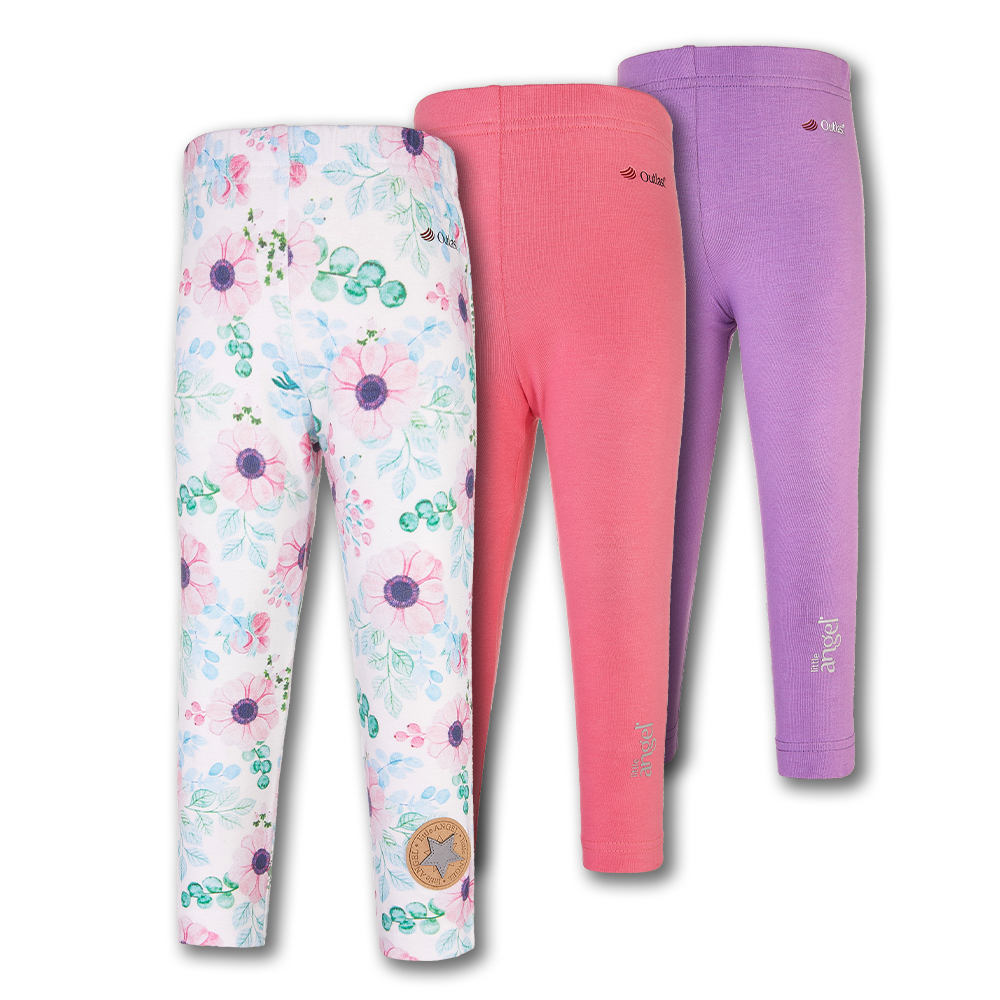 Legíny tenké Outlast® - růžová 80