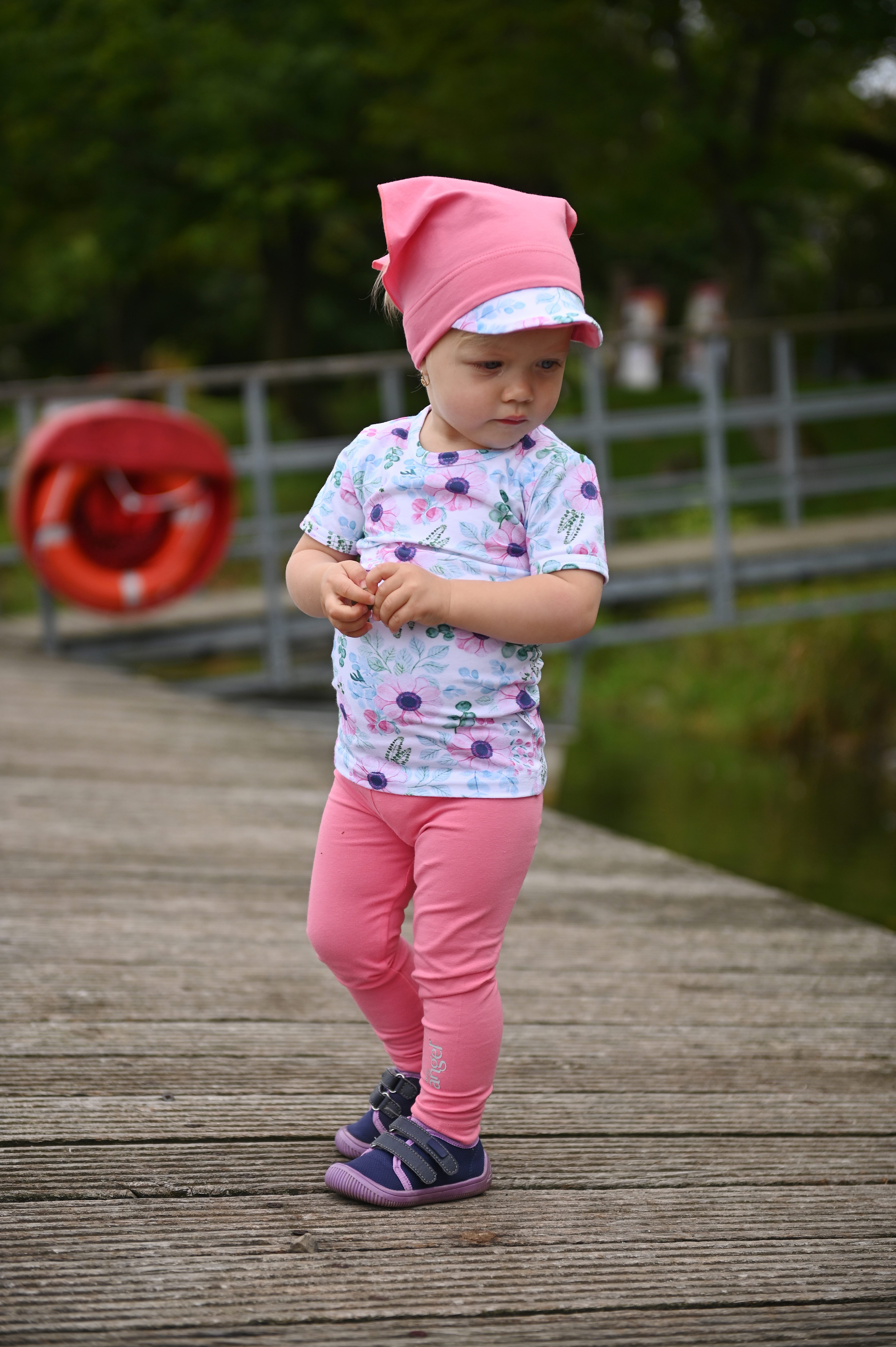 Legíny tenké Outlast® - růžová 80