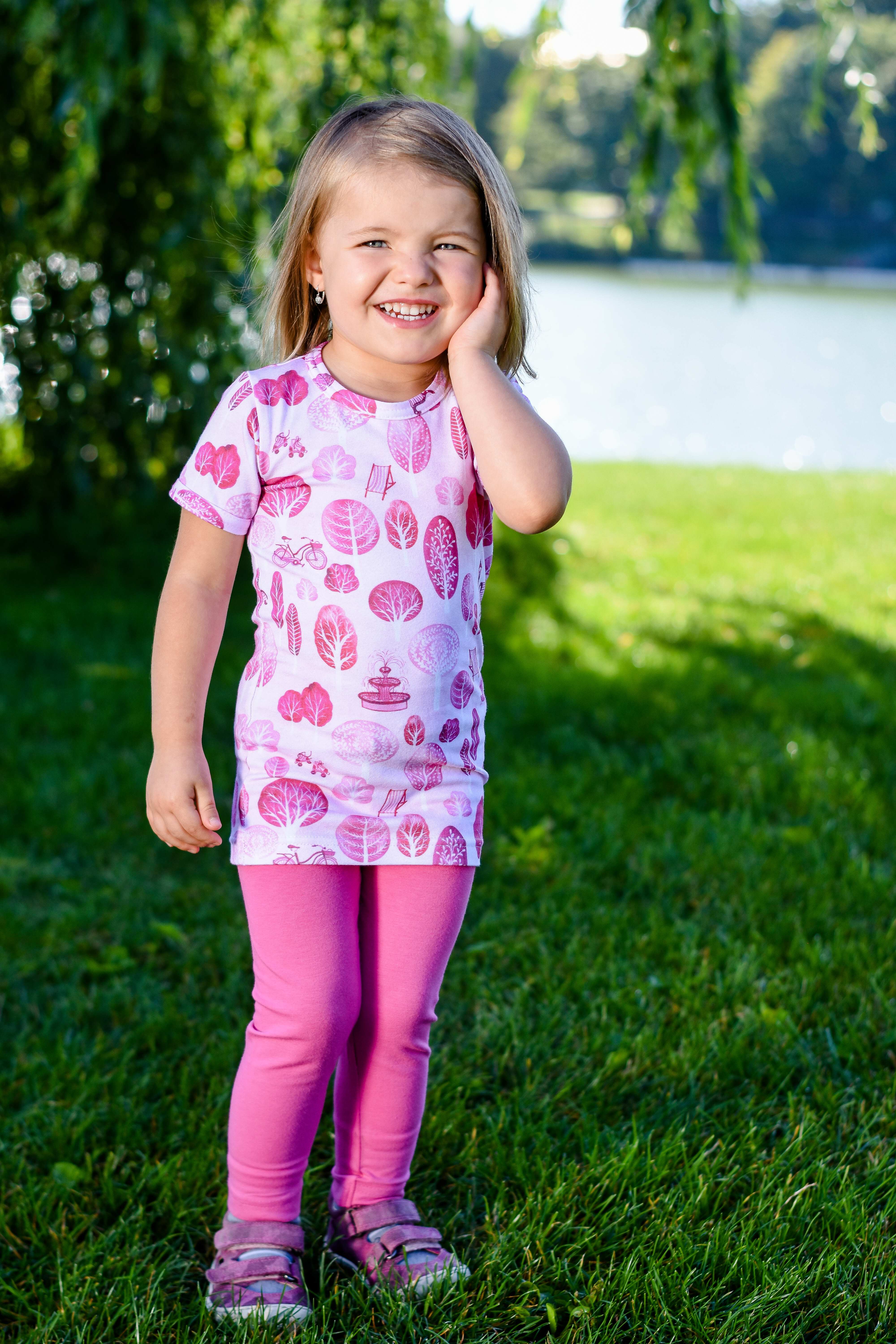 Legíny tenké Outlast® - tm.růžová 80