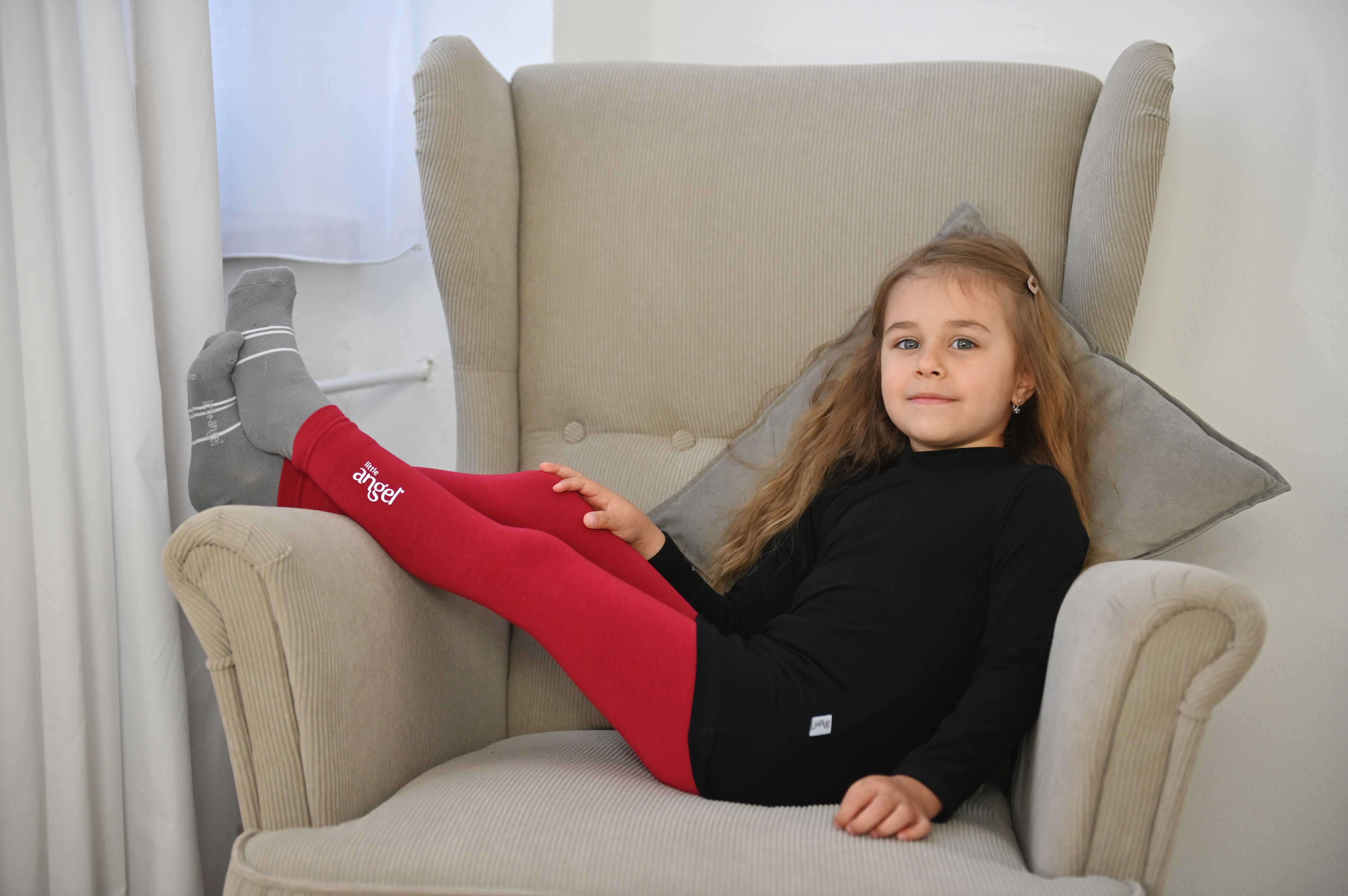 Legíny smyk Outlast® - scarlet 122