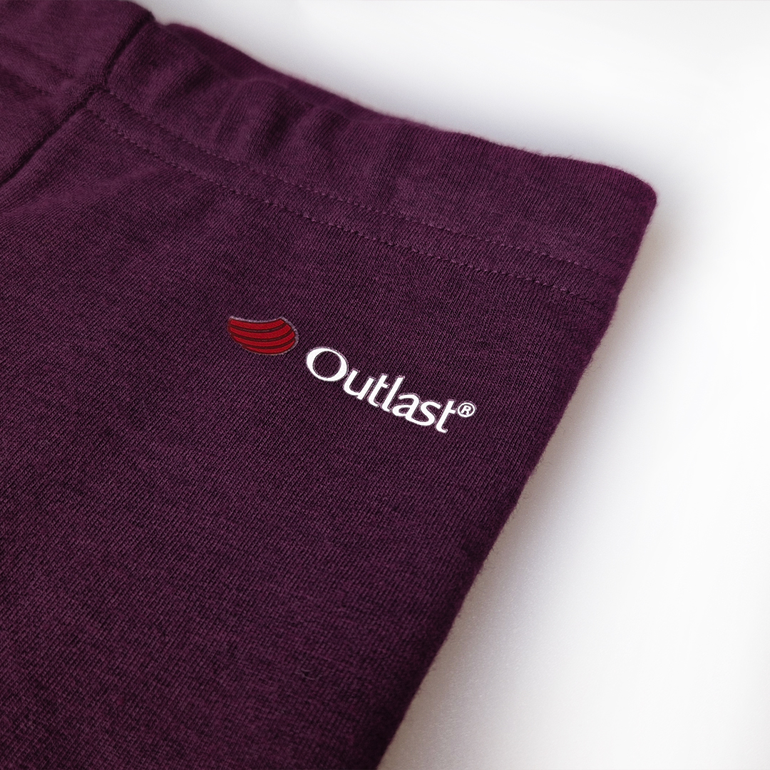 Legíny smyk Outlast® - švestková 128