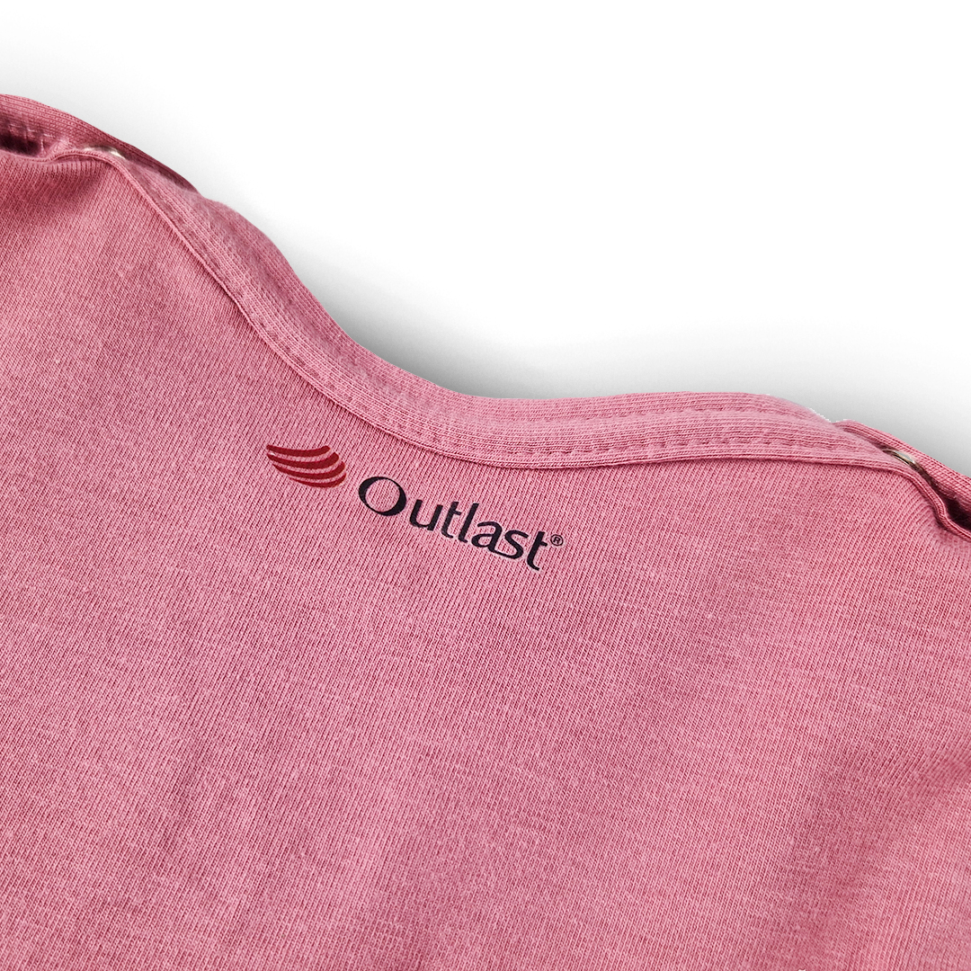 Body šaty tenké KR Outlast® - tm.starorůžová/tm.starorůžová vlaštovky 86