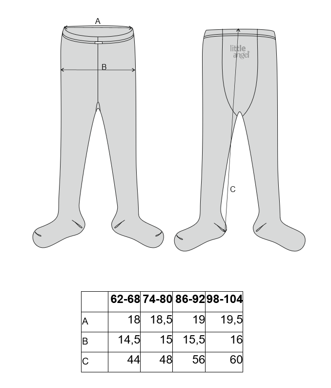 Punčocháče Outlast® - modrá 62-68
