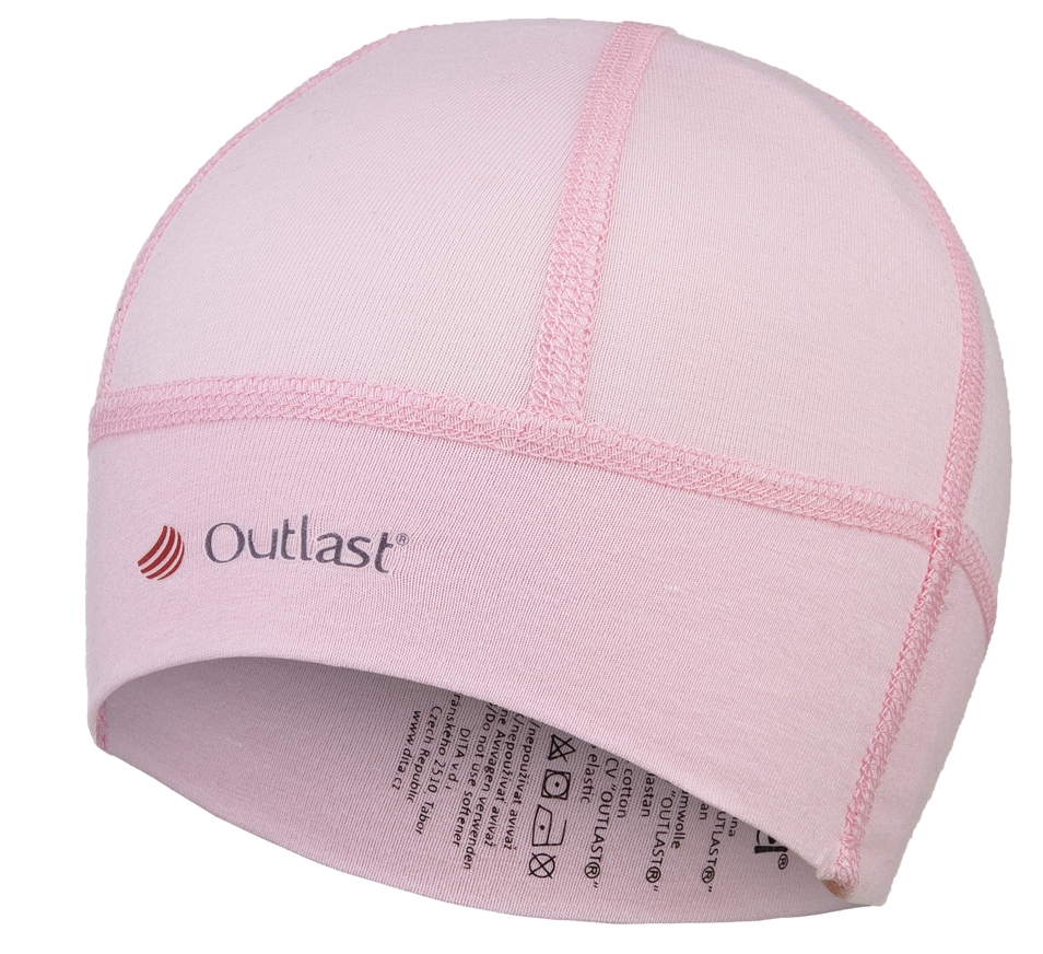 Čepice SPORT tenká Outlast® - růžová baby  2 | 39-41 cm