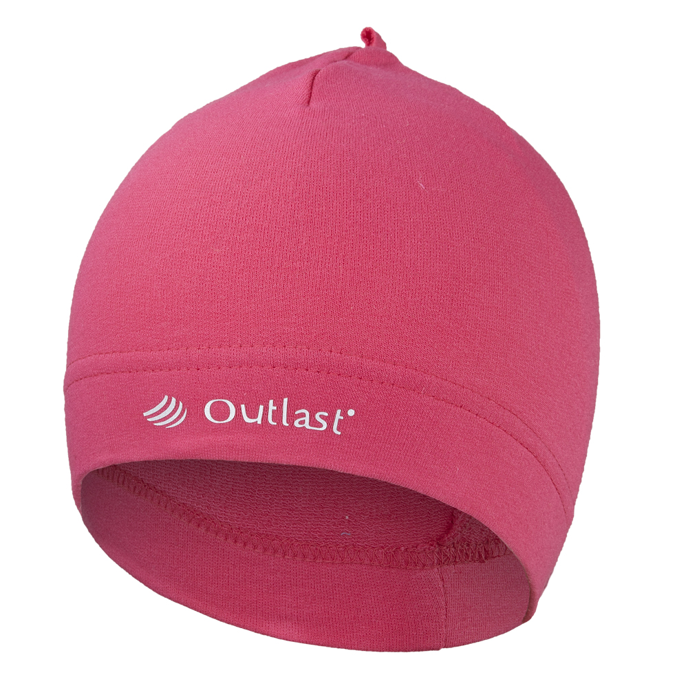 Čepice smyk natahovací Outlast ® - sytě růžová 3 | 42-44 cm