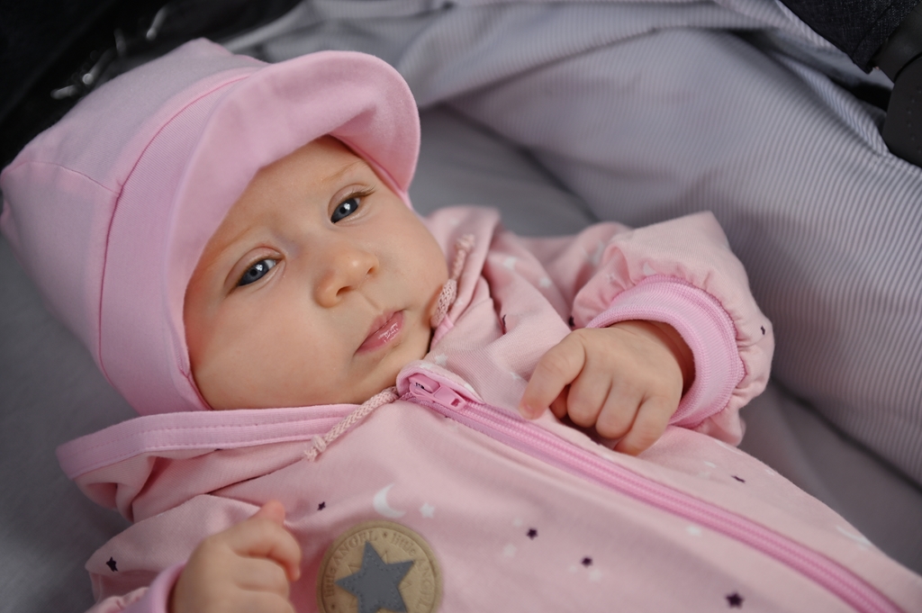 Kšiltovka tenká zavazovací Outlast® - růžová baby 3 | 42-44 cm