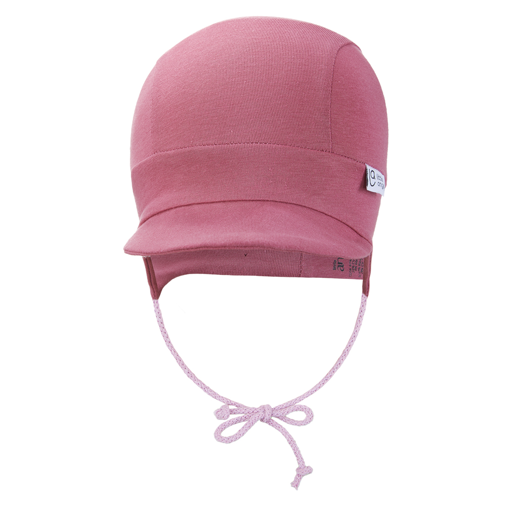 Kšiltovka tenká zavazovací Outlast® - tm.starorůžová 1 | 36-38 cm