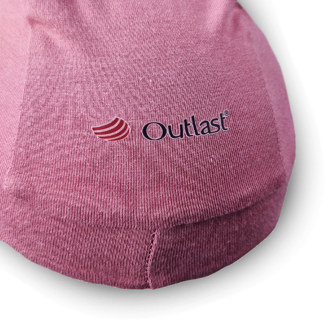 Kšiltovka tenká zavazovací Outlast® - tm.starorůžová 3 | 42-44 cm