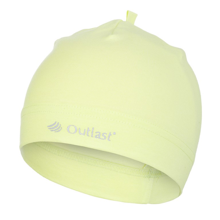 Čepice tenká Outlast® - citronová 3 | 42-44 cm