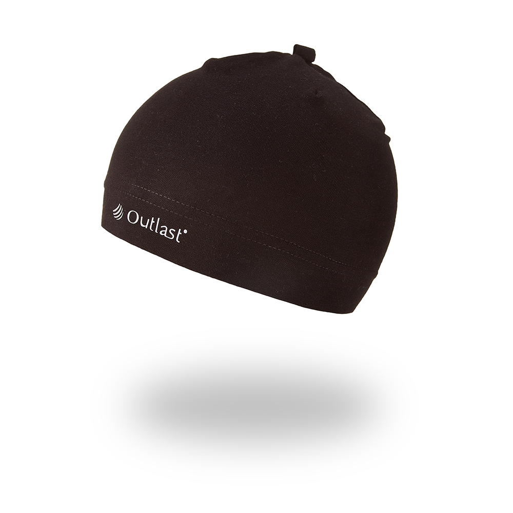 Čepice tenká Outlast® - černá 3 | 42-44 cm