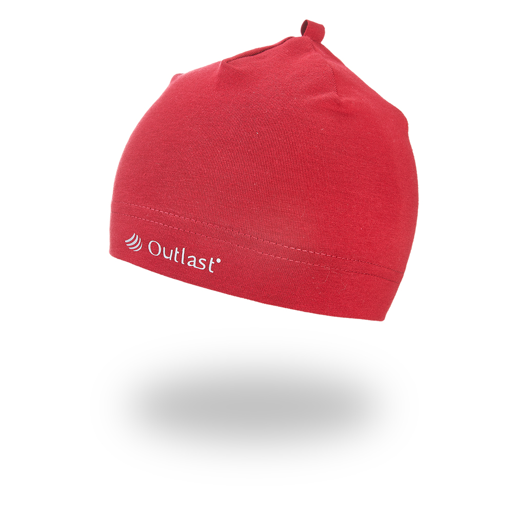 Čepice tenká Outlast® - scarlet 3 | 42-44 cm