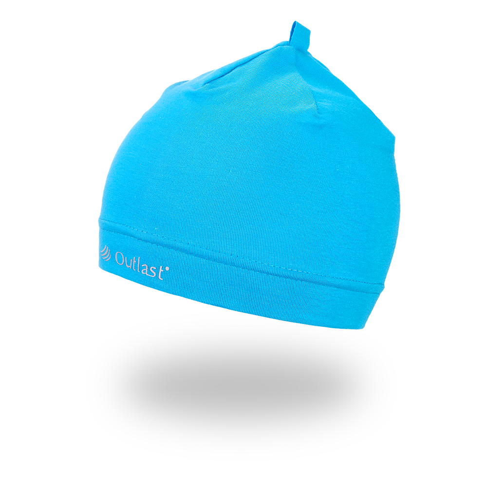 Čepice tenká Outlast® - azurová 3 | 42-44 cm