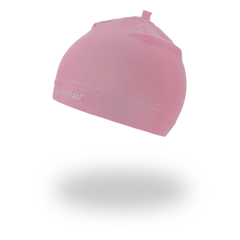 Čepice tenká Outlast® - tm.starorůžová 3 | 42-44 cm