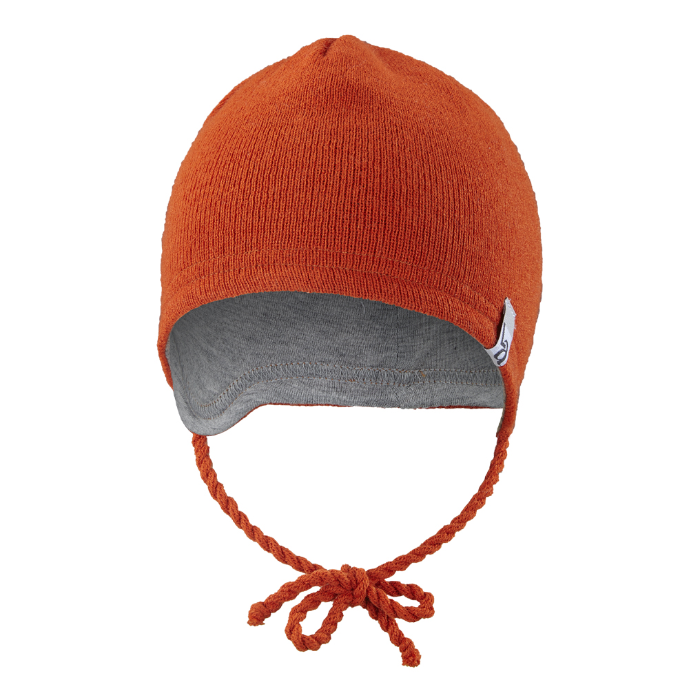 Čepice pletená zavazovací LA Outlast ® - medová 2 | 39-41 cm