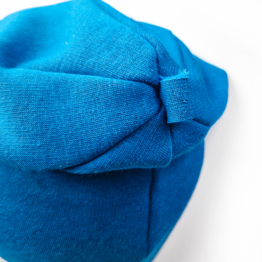 Čepice spadlá hřejivá - tyrkys 4 | 45-48 cm