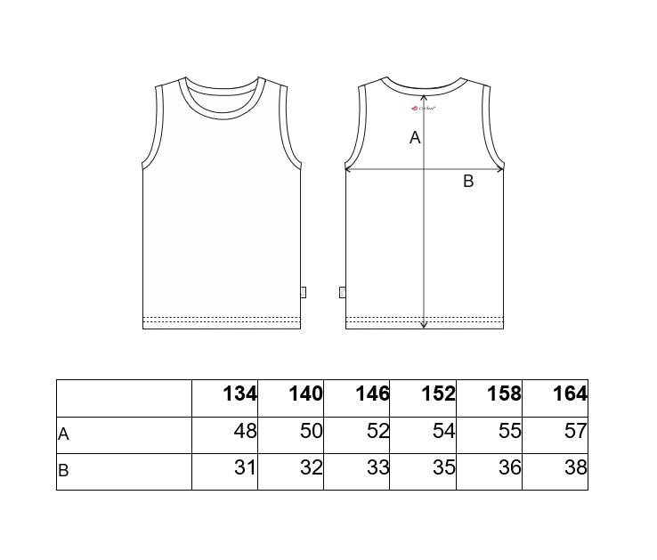 Tílko tenké junior Outlast® - černá 158