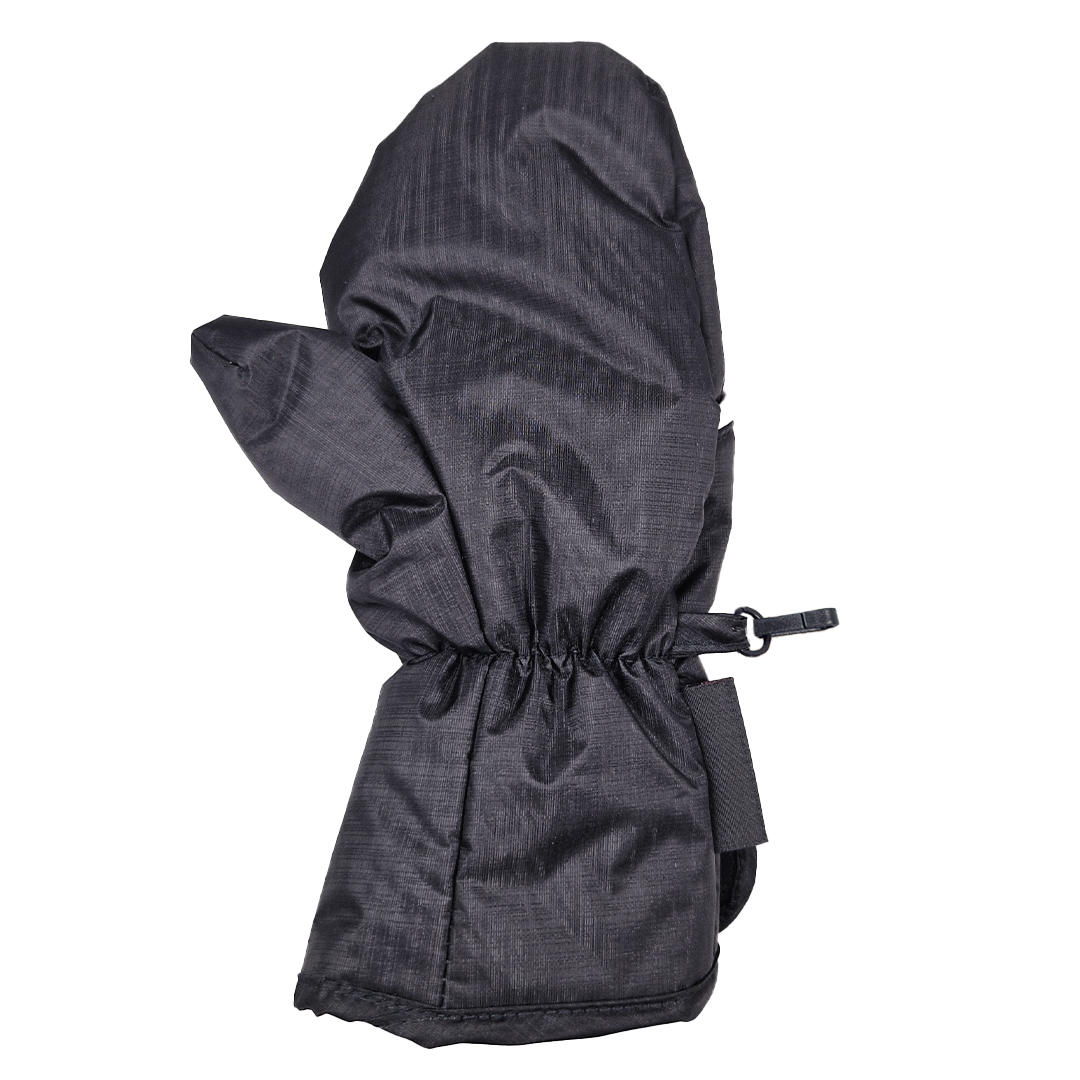 Rukavice s palcem Outlast® - černá-výšivka šedá 2