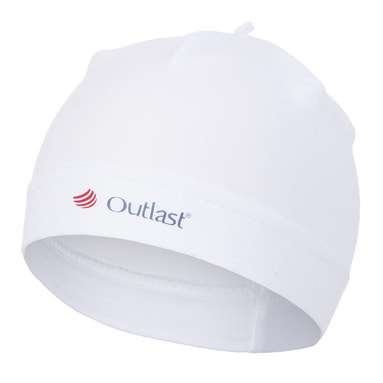 Čepice tenká kojenecká Outlast® - bílá 0 | 33-35 cm