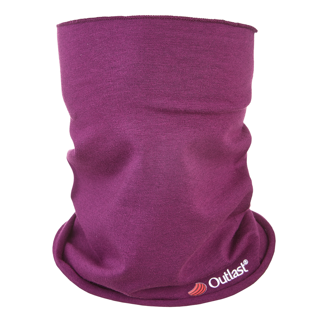 Nákrčník dětský tenký Outlast® - švestková UNI