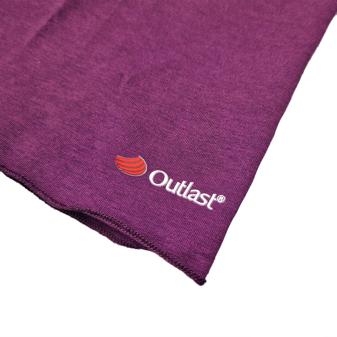 Nákrčník dětský tenký Outlast® - švestková UNI