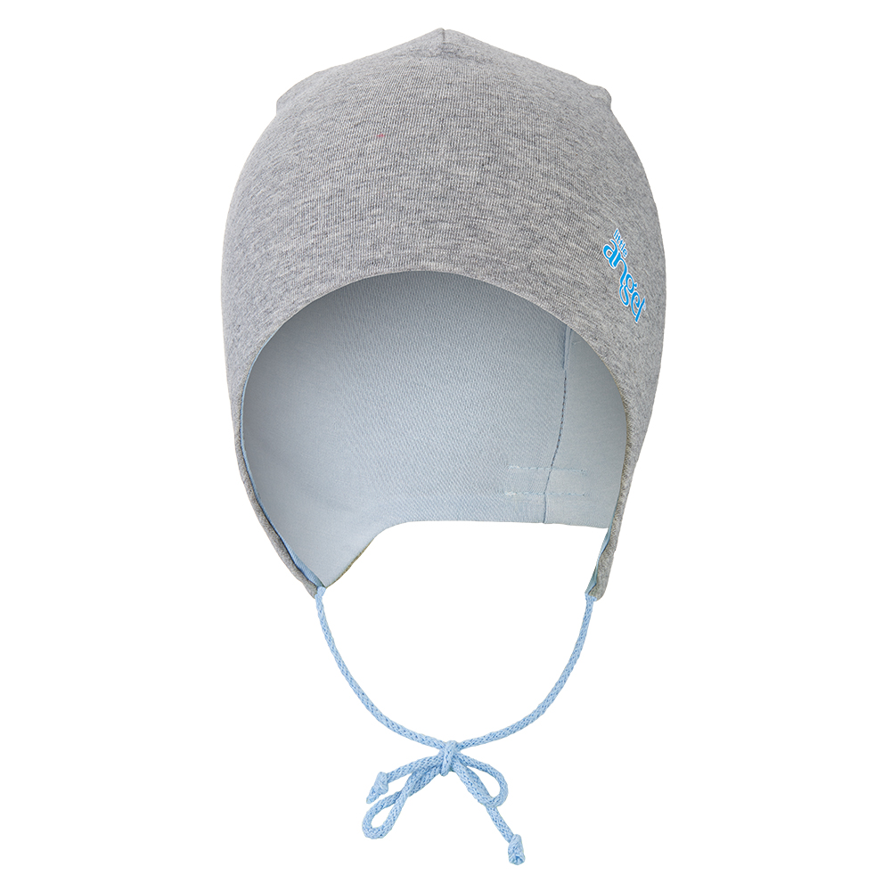 Čepice zavazovací podšitá Outlast ® - šedý melír/sv.modrá 1 | 36-38 cm