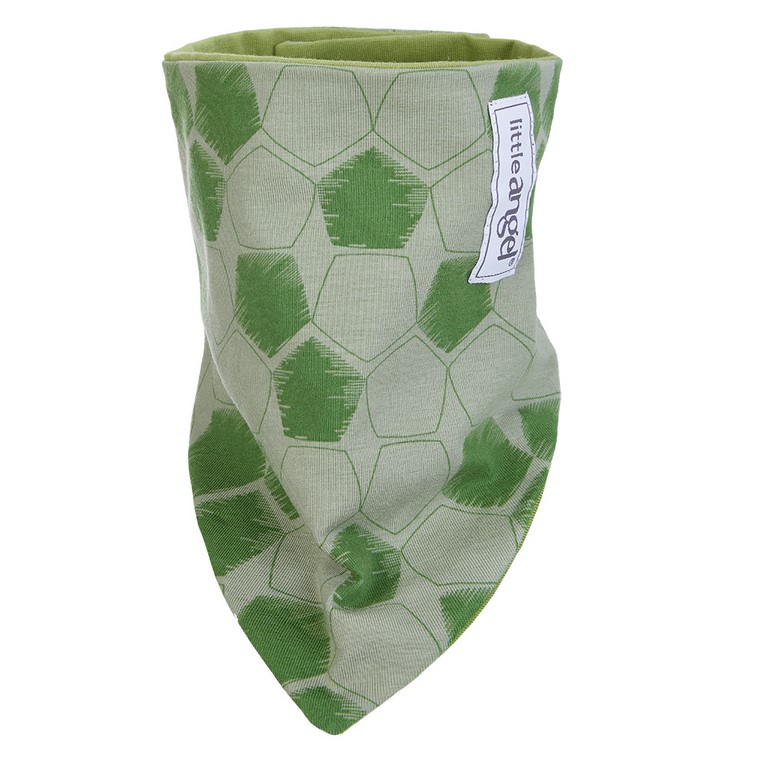 Šátek na krk podšitý Outlast® - zelená fotbal/zelená matcha UNI