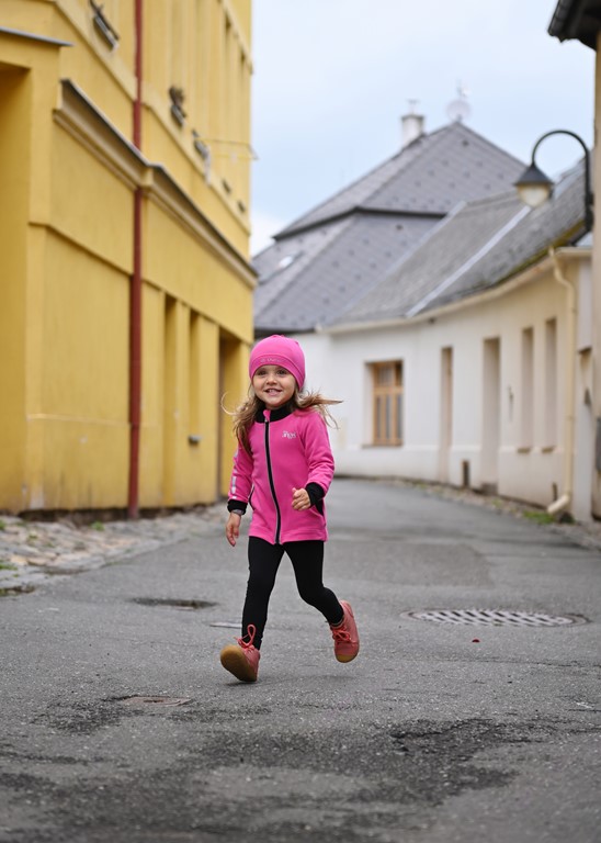 Čepice smyk natahovací Outlast ® - růžová 2 | 39-41 cm