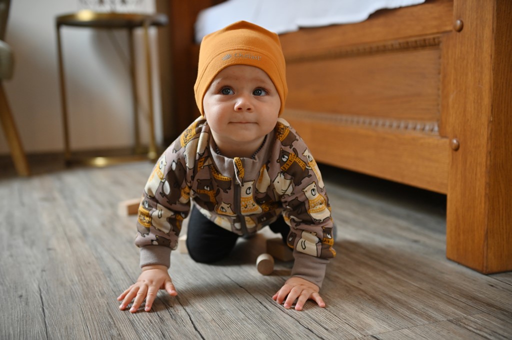 Čepice smyk natahovací Outlast ® - medová 1 | 36-38 cm