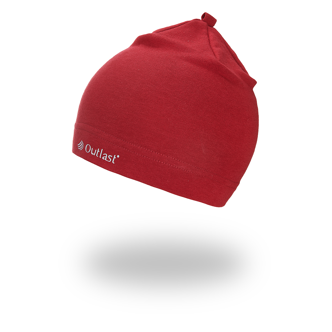 Čepice smyk natahovací Outlast ® - scarlet 1 | 36-38 cm