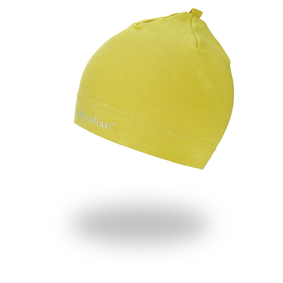 Čepice smyk natahovací Outlast ® - žlutozelená 1 | 36-38 cm