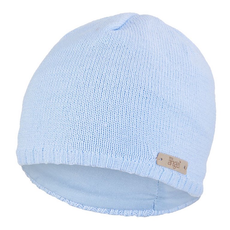 Čepice pletená hladká Outlast ® - sv.modrá 2 | 39-41 cm