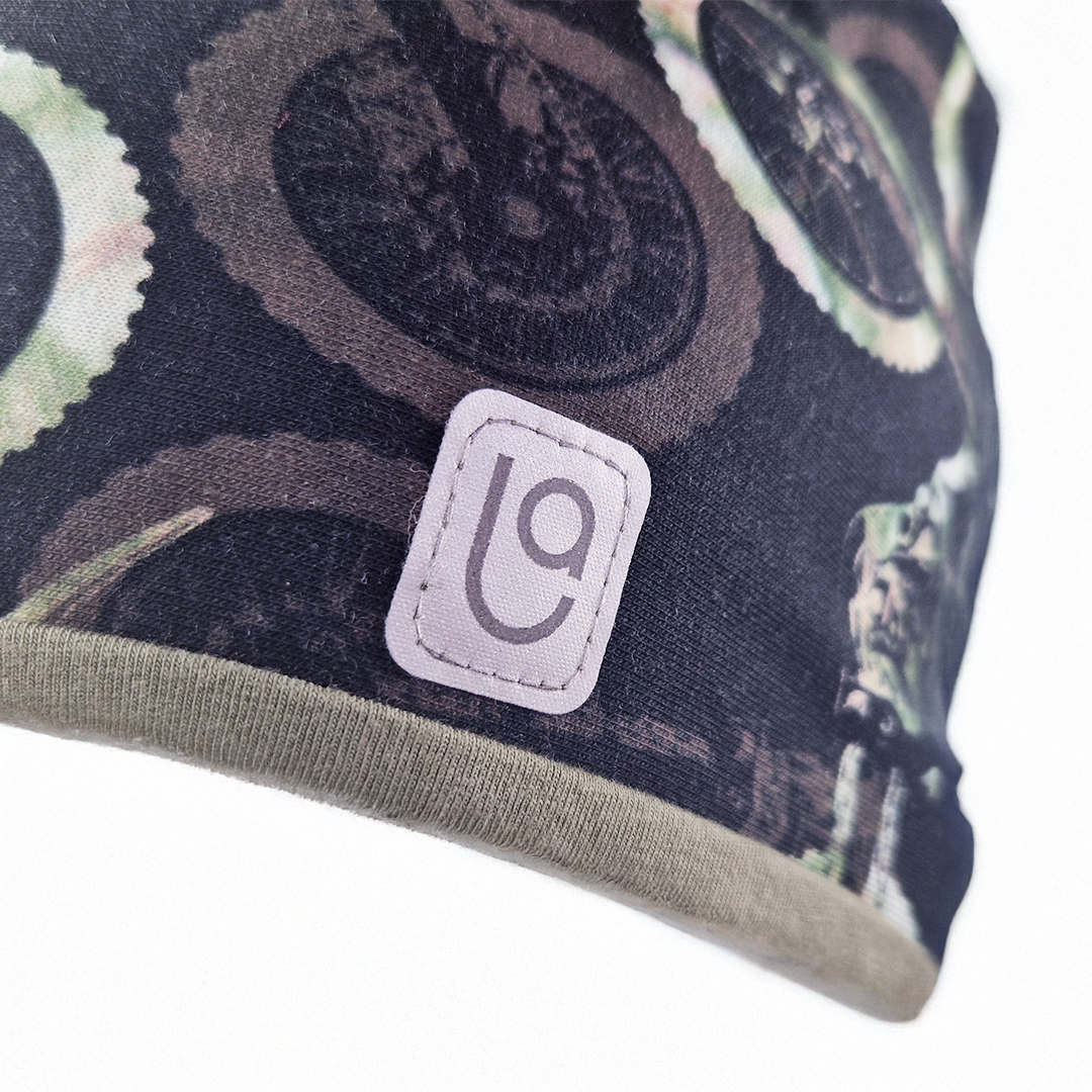 Čepice podšitá Outlast® - motorky/khaki 5 | 49-53 cm