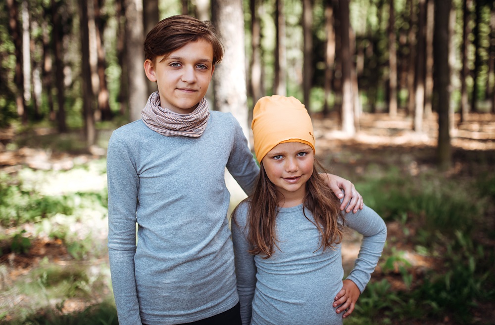 Tričko tenké DR Outlast® - šedý melír 164