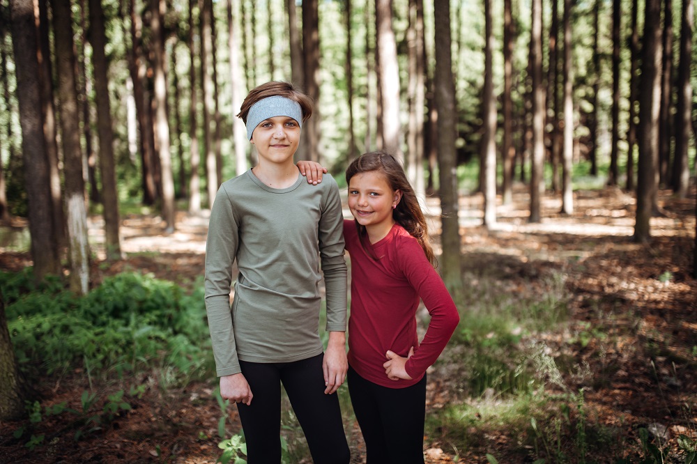 Tričko tenké DR Outlast® - bordová 164