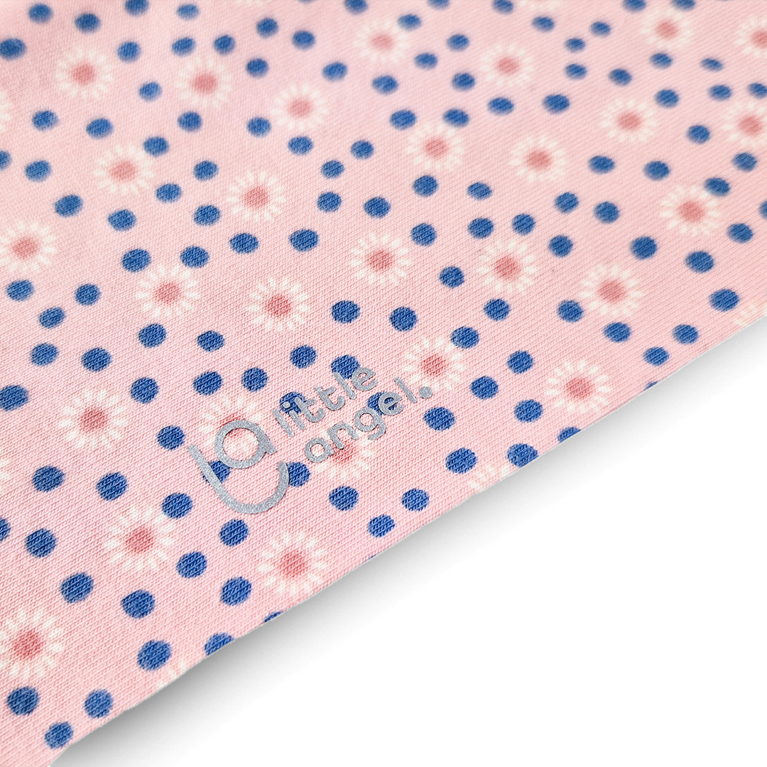 Legíny BIO - sv.broskvová kvítka 104