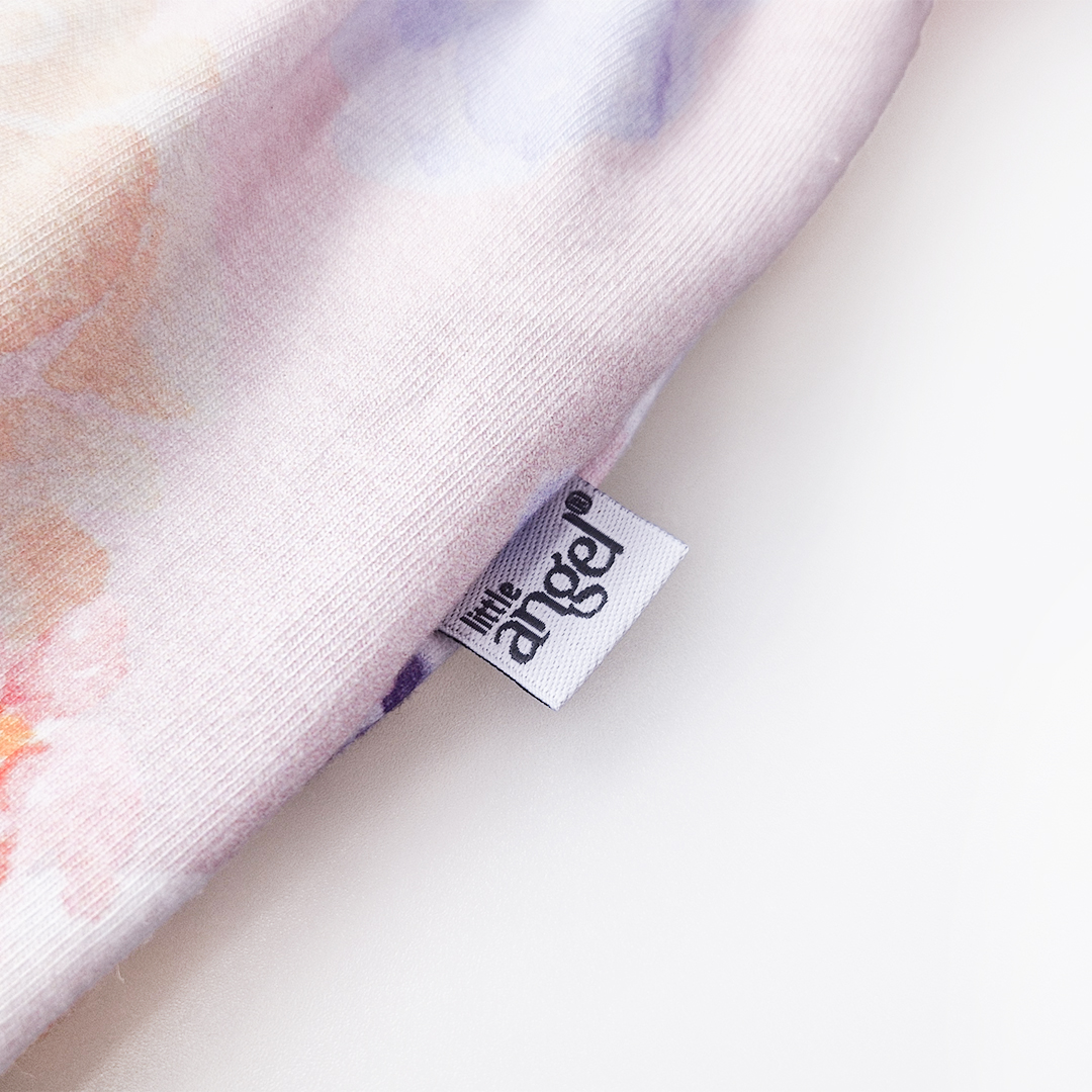 Body šaty tenké KR set Outlast® - růžová baby/sv.růžová květy 80