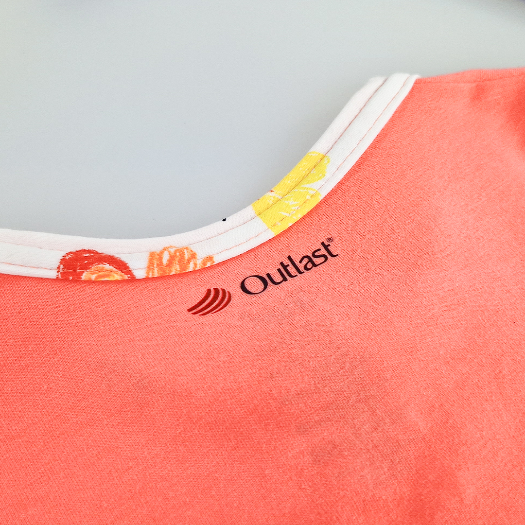 Tunika tenká Outlast® - tm.coral/motýlci 86