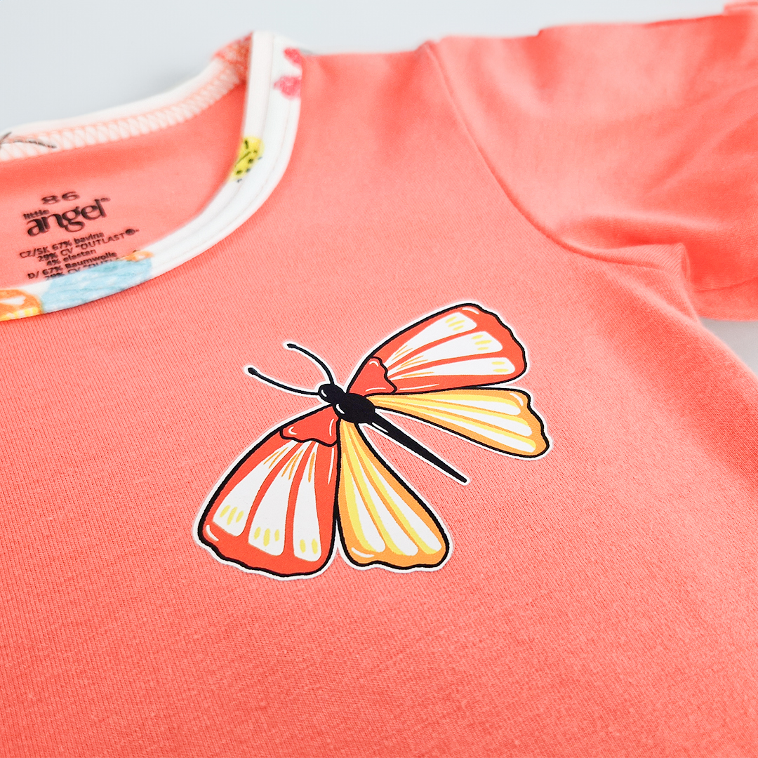 Tunika tenká Outlast® - tm.coral/motýlci 86