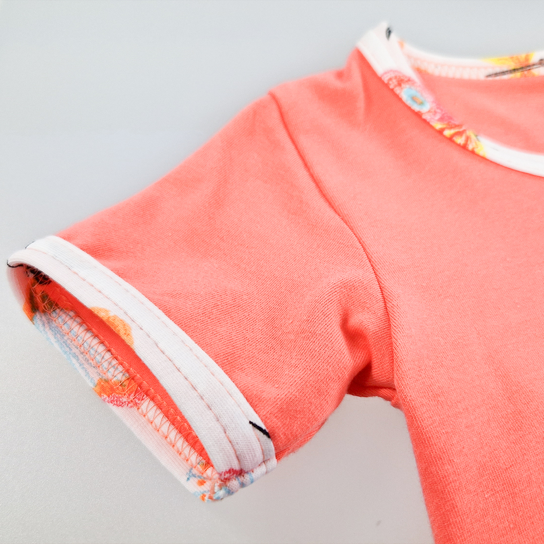 Tunika tenká Outlast® - tm.coral/motýlci 86